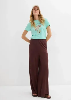Damen bonprix Nachhaltigere Materialien|Shirts & Tops|T-Shirt mit Motivprint