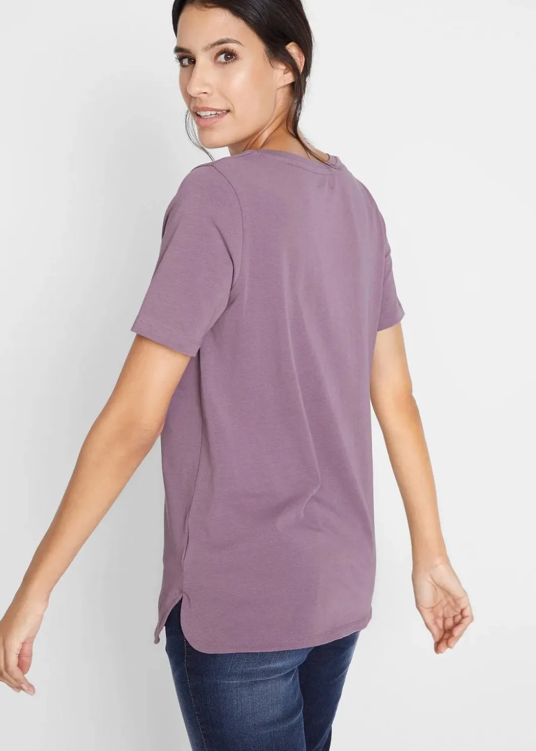 Damen bonprix Bekleidung·Röcke|Basics|T-Shirt mit reiner Bio-Baumwolle