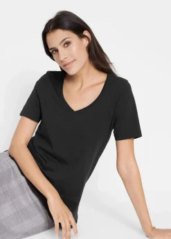 Best T-Shirt mit reiner Bio-Baumwolle Damen Shirts & Tops|Nachhaltigere Materialien