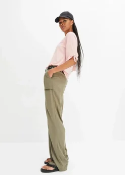 Outlet T-Shirt mit U-Boot-Ausschnitt Damen Nachhaltigere Materialien|Shirts & Tops