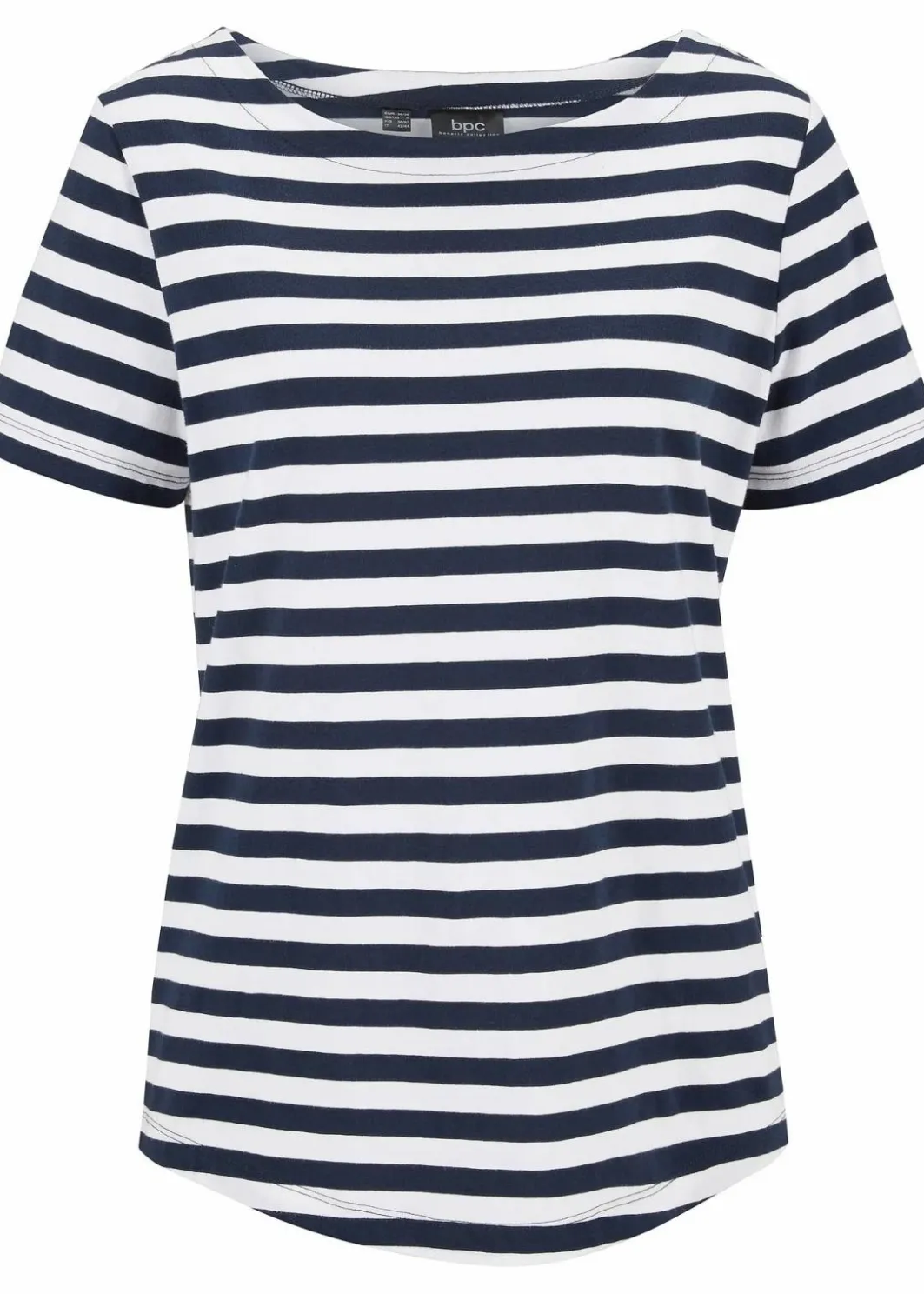 Outlet T-Shirt mit U-Boot-Ausschnitt Damen Bekleidung·Röcke|Basics
