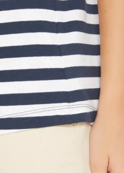 Outlet T-Shirt mit U-Boot-Ausschnitt Damen Bekleidung·Röcke|Basics
