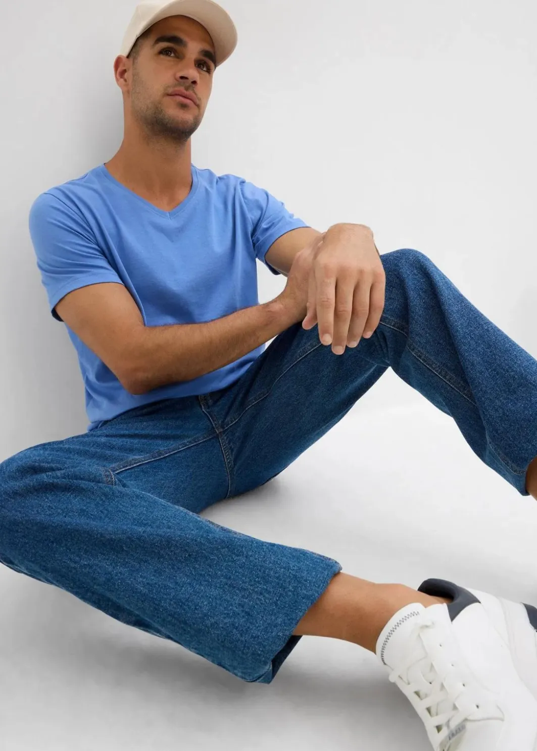 Outlet T-Shirt mit V-Ausschnitt (3er Pack) Herren Shirts & Polos|Basics