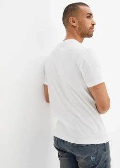Best T-Shirt mit V-Ausschnitt (3er Pack) Herren Große Größen|Basics