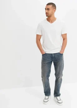 Best T-Shirt mit V-Ausschnitt (3er Pack) Herren Große Größen|Basics