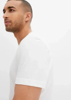 Best T-Shirt mit V-Ausschnitt (3er Pack) Herren Große Größen|Basics
