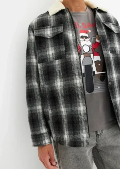 Herren bonprix Große Größen|Shirts & Polos|T-Shirt mit Weihnachtsmotiv aus reiner Bio-Baumwolle