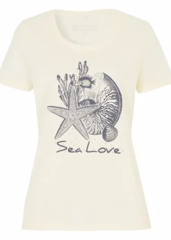 Clearance T-Shirt Sea Love Damen Nachhaltigere Materialien|Shirts & Tops