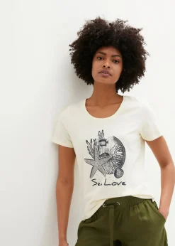 Clearance T-Shirt Sea Love Damen Nachhaltigere Materialien|Shirts & Tops