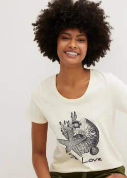 Clearance T-Shirt Sea Love Damen Nachhaltigere Materialien|Shirts & Tops