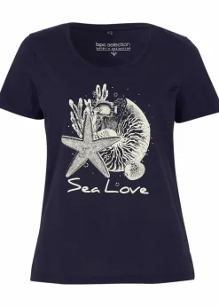 Damen bonprix Shirts & Tops|Nachhaltigere Materialien|T-Shirt Sea Love