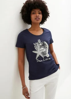 Damen bonprix Shirts & Tops|Nachhaltigere Materialien|T-Shirt Sea Love