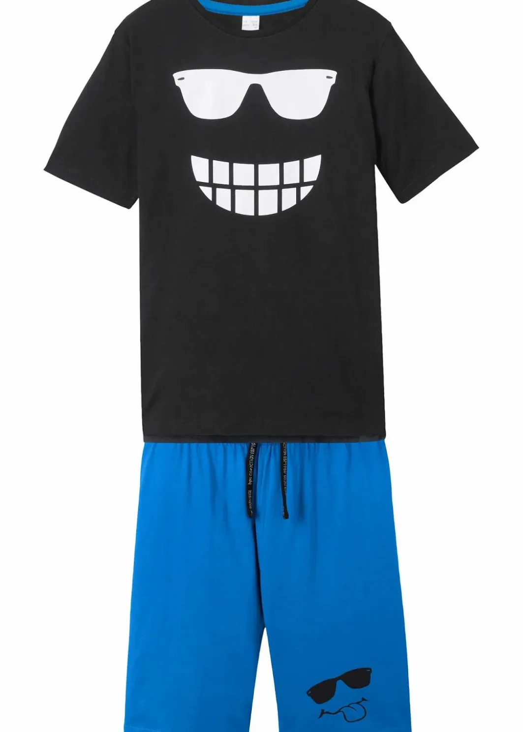 Kinder bonprix Jungen 9-16 Jahre·Bademode|Jungen 9-16 Jahre·Shirts|T-Shirt und Jersey-Bermuda (2-tlg.Set) aus reiner Bio-Baumwolle