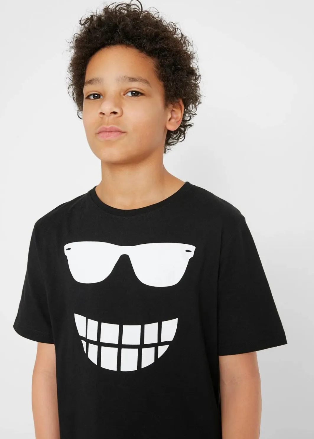Kinder bonprix Jungen 9-16 Jahre·Bademode|Jungen 9-16 Jahre·Shirts|T-Shirt und Jersey-Bermuda (2-tlg.Set) aus reiner Bio-Baumwolle