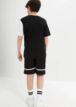 Sale T-Shirt und Jersey-Bermuda (2-tlg.Set) aus reiner Bio-Baumwolle Kinder Jungen 9-16 Jahre·Shorts|Jungen 9-16 Jahre·Shirts