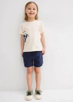 Online T-Shirt und kurze Jersey-Shorts (2-tlg.Set) aus Bio-Baumwolle Kinder Jungen 2-8 Jahre·Shorts|Jungen 2-8 Jahre·Nachhaltigere Materialien