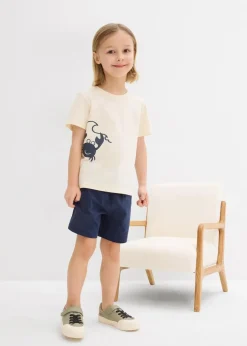 Online T-Shirt und kurze Jersey-Shorts (2-tlg.Set) aus Bio-Baumwolle Kinder Jungen 2-8 Jahre·Shorts|Jungen 2-8 Jahre·Nachhaltigere Materialien