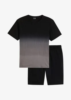 Clearance T-Shirt und Sweat-Bermuda (2-tlg.Set) aus reiner Baumwolle Herren Hosen|Shirts & Polos