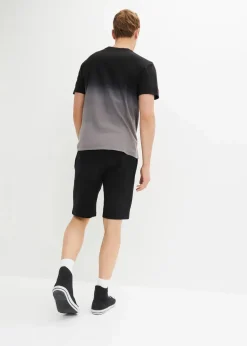 Clearance T-Shirt und Sweat-Bermuda (2-tlg.Set) aus reiner Baumwolle Herren Hosen|Shirts & Polos