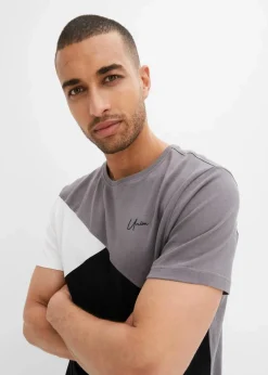 Best T-Shirt und Sweat-Bermuda aus reiner Baumwolle (2-tlg.Set) Herren Hosen|Shirts & Polos