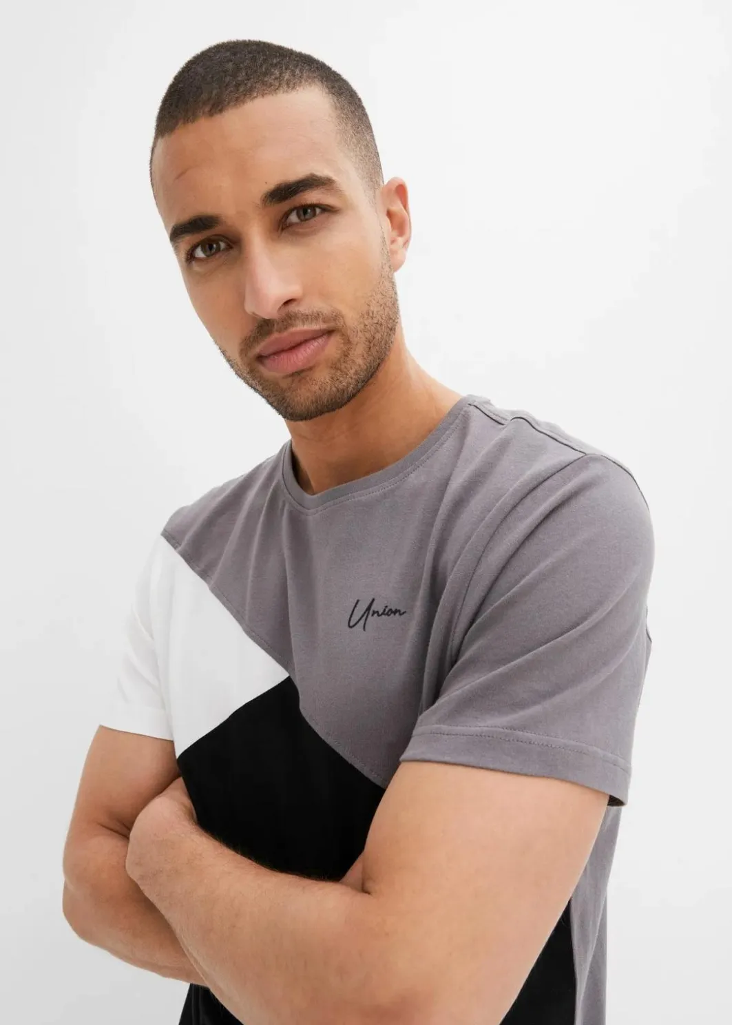 Best T-Shirt und Sweat-Bermuda aus reiner Baumwolle (2-tlg.Set) Herren Hosen|Shirts & Polos