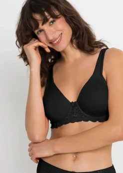 Damen bonprix Große Cups D-H|Bhs|T-Shirt-BH mit gepolsterten Trägern