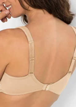 Damen bonprix Große Cups D-H|Bhs|T-Shirt-BH mit gepolsterten Trägern