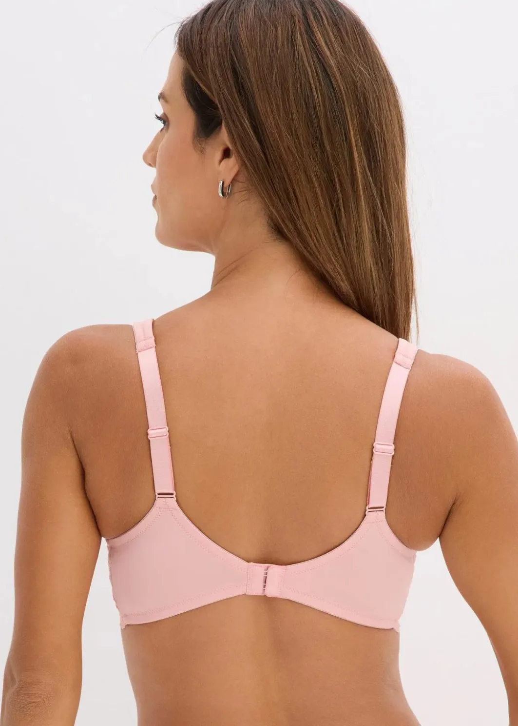 Damen bonprix Große Cups D-H|Bhs|T-Shirt-BH mit gepolsterten Trägern