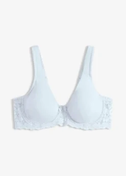 T-Shirt-BH mit gepolsterten Trägern Damen Wäsche·Große Cups D-H|Wäsche·Bhs