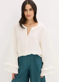 Clearance Tunika aus feinem Viskose-Mix Damen Blusen & Tuniken|Bekleidung·Jacken & Mäntel