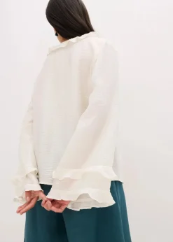 Clearance Tunika aus feinem Viskose-Mix Damen Blusen & Tuniken|Bekleidung·Jacken & Mäntel