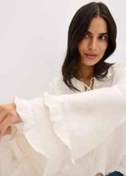 Clearance Tunika aus feinem Viskose-Mix Damen Blusen & Tuniken|Bekleidung·Jacken & Mäntel