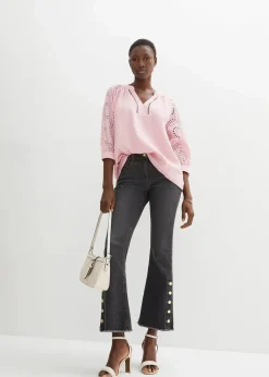 Damen bonprix Blusen & Tuniken|Bekleidung·Jacken & Mäntel|Tunika aus luftigem Musselin
