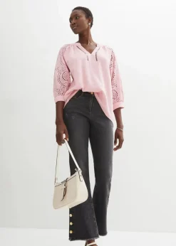 Damen bonprix Blusen & Tuniken|Bekleidung·Jacken & Mäntel|Tunika aus luftigem Musselin