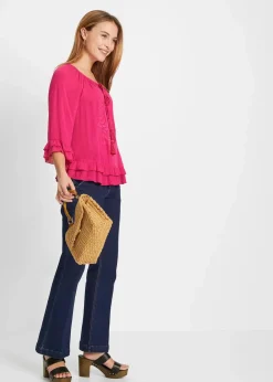 Online Tunika aus softer Viskose Damen Nachhaltigere Materialien|Blusen & Tuniken