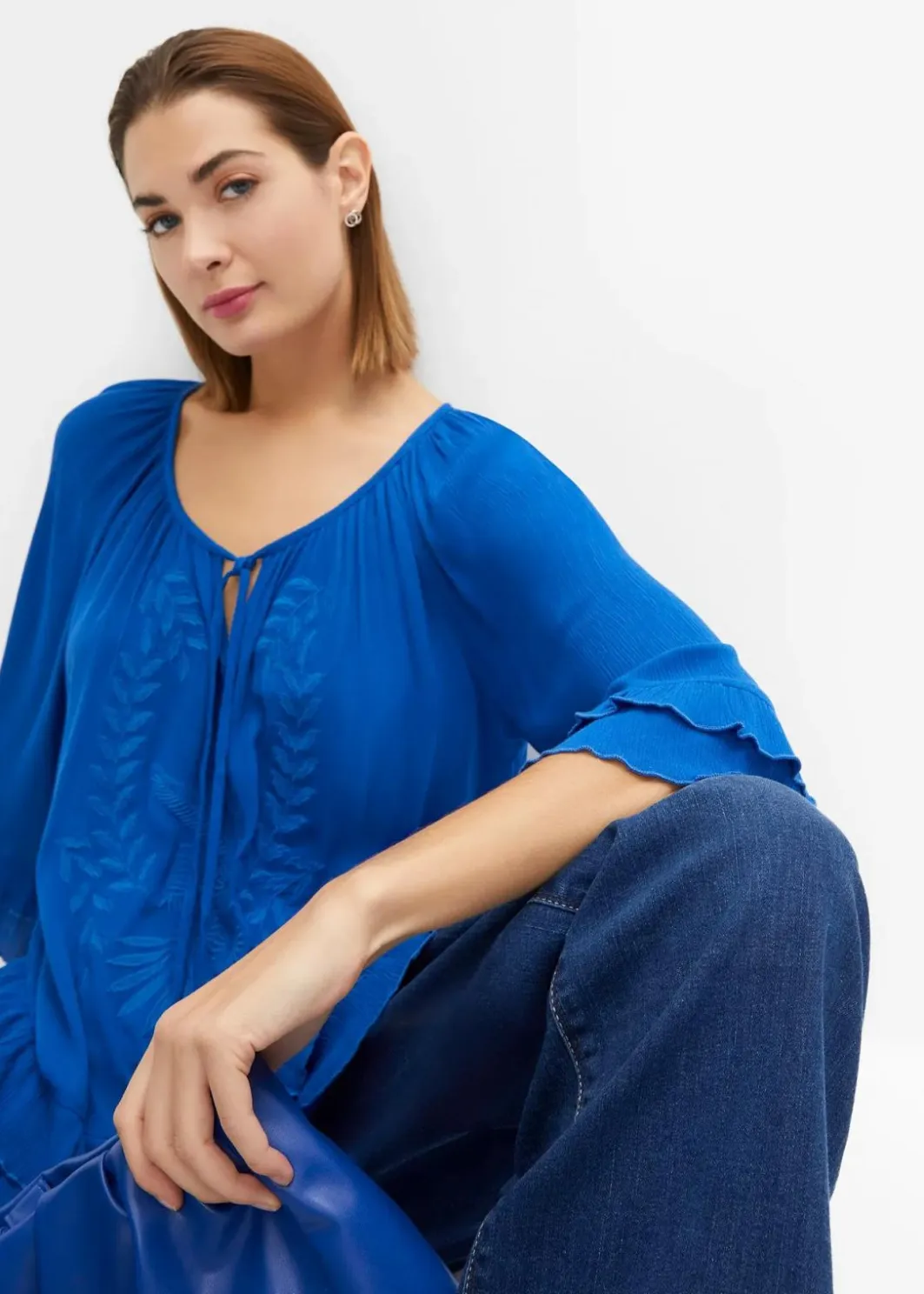 Damen bonprix Nachhaltigere Materialien|Blusen & Tuniken|Tunika aus softer Viskose