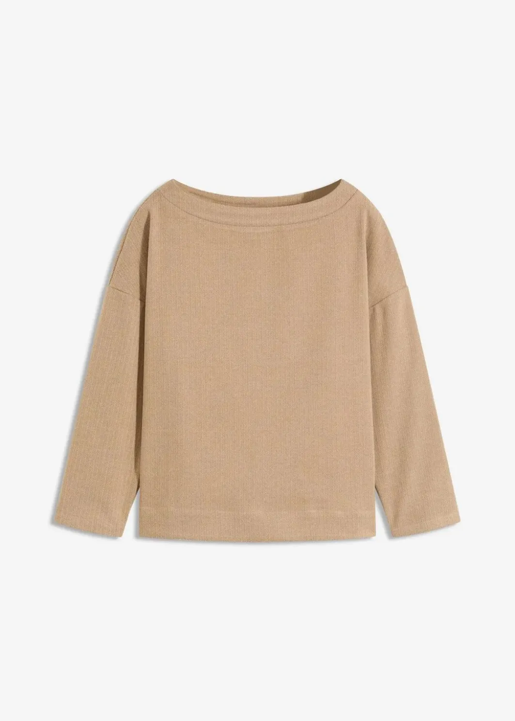 Damen bonprix Bekleidung·Jacken & Mäntel|Blusen & Tuniken|Tunika mit Fischgratmuster aus fester Ware