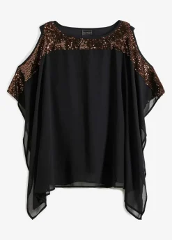 Tunika mit Pailletten Damen Bekleidung·Jacken & Mäntel|Festliche Mode