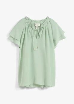 Online Tunika mit Seidenanteil Damen Bekleidung·Jacken & Mäntel|Premium