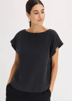 Online Tunika mit U-Boot Ausschnitt Damen Blusen & Tuniken|Bekleidung·Jacken & Mäntel