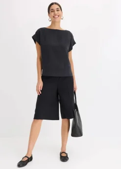 Online Tunika mit U-Boot Ausschnitt Damen Blusen & Tuniken|Bekleidung·Jacken & Mäntel