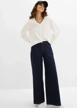 Damen bonprix Blusen & Tuniken|Bekleidung·Jacken & Mäntel|Tunikabluse aus fließender Viskose