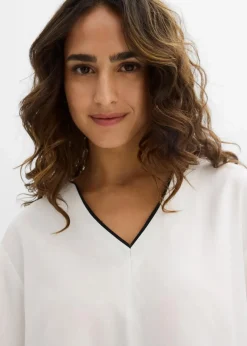 Damen bonprix Blusen & Tuniken|Bekleidung·Jacken & Mäntel|Tunikabluse aus fließender Viskose