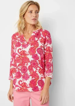 Sale Tunikabluse aus fließender Viskose Damen Bekleidung·Jacken & Mäntel|Nachhaltigere Materialien