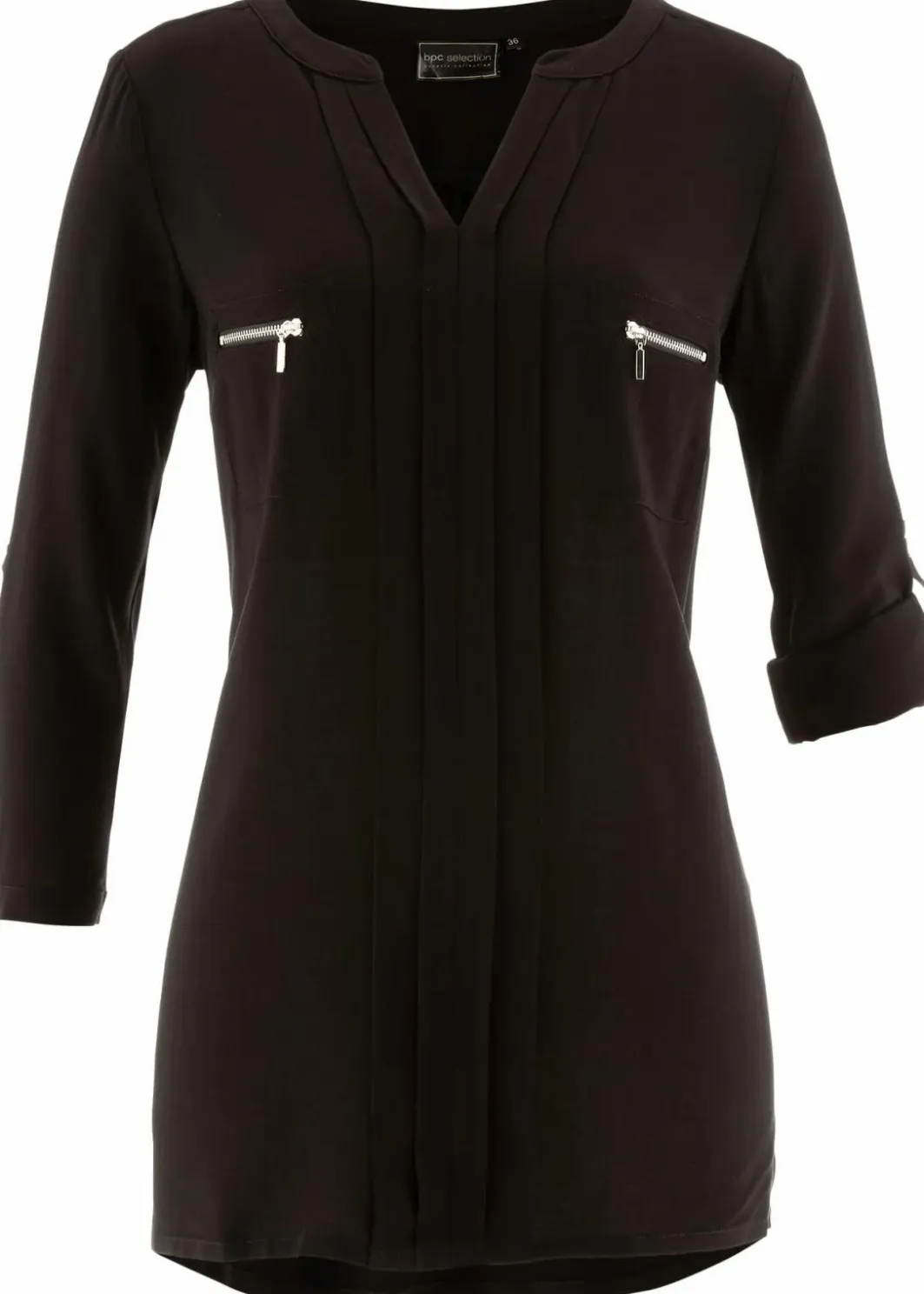 Damen bonprix Blusen & Tuniken|Nachhaltigere Materialien|Tunikabluse aus fließender Viskose