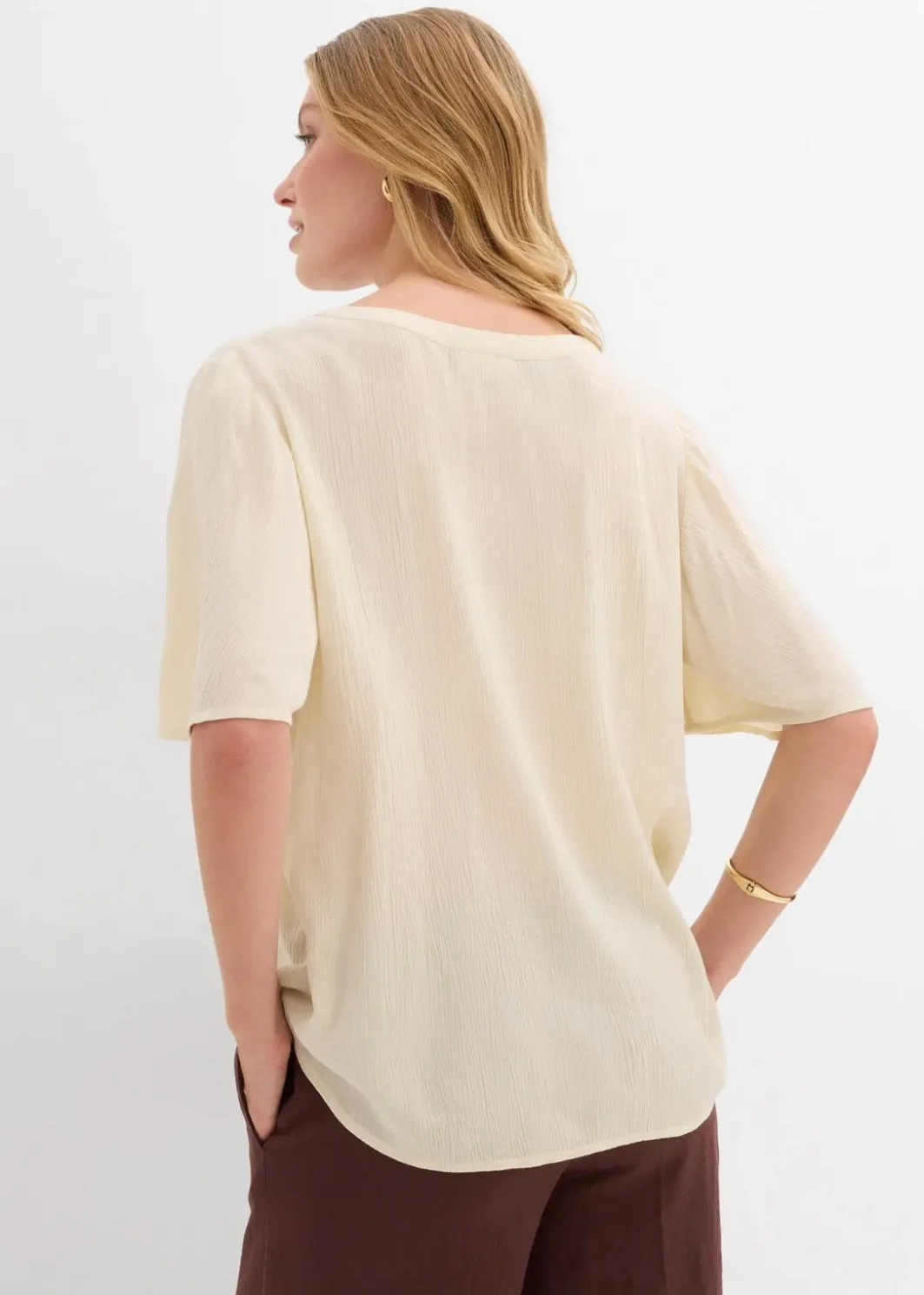Damen bonprix Bekleidung·Jacken & Mäntel|Blusen & Tuniken|Tunikabluse aus fließender Viskose
