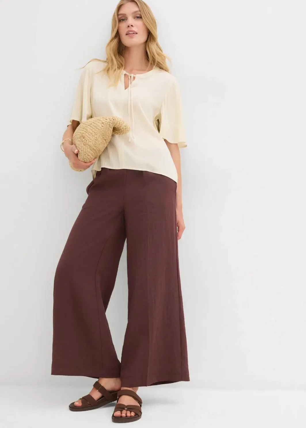 Damen bonprix Bekleidung·Jacken & Mäntel|Blusen & Tuniken|Tunikabluse aus fließender Viskose