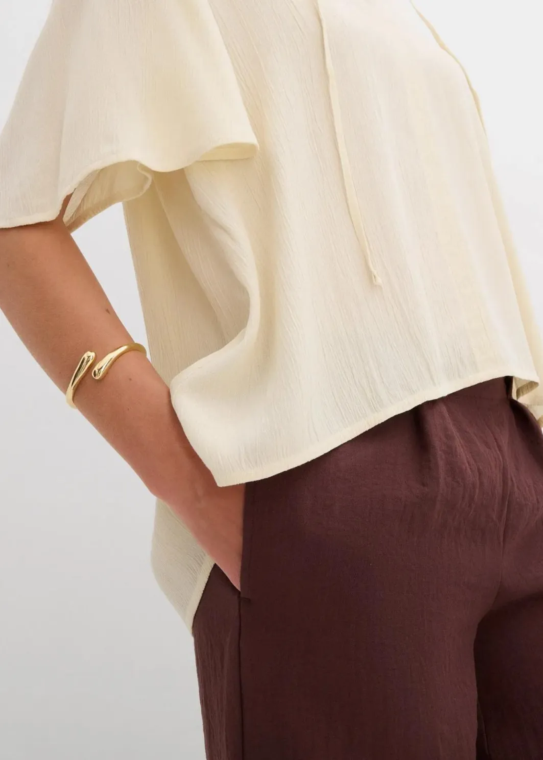 Damen bonprix Bekleidung·Jacken & Mäntel|Blusen & Tuniken|Tunikabluse aus fließender Viskose