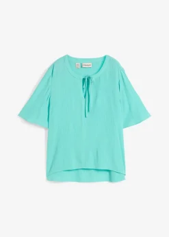 Hot Tunikabluse aus fließender Viskose Damen Blusen & Tuniken|Bekleidung·Jacken & Mäntel