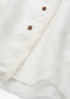 Hot Tunikabluse aus reinem Leinen Damen Bekleidung·Jacken & Mäntel|Premium